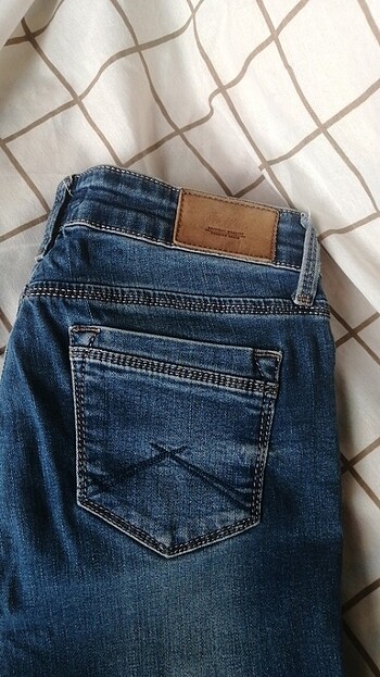34 Beden lacivert Renk Düşük bel Vintage pantolon