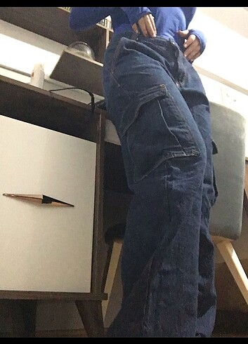 Bershka kargo hippi jean pantolon