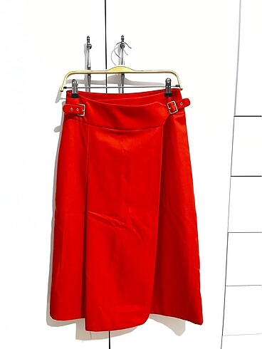 Perspective midi etek