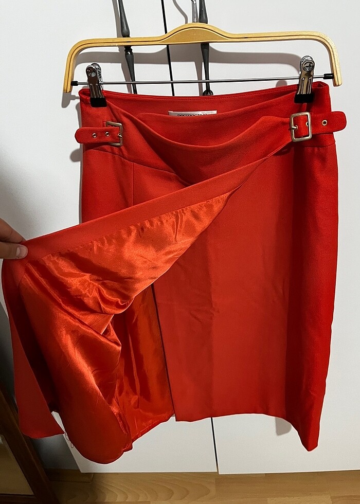 Perspective midi etek - Görsel 3