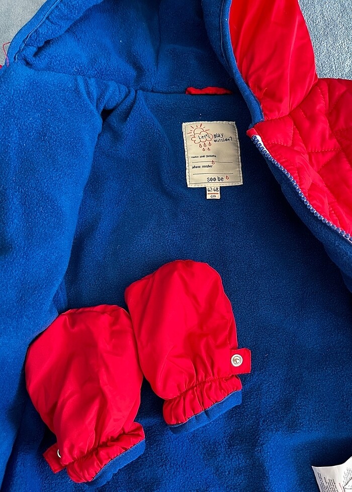 Kışlık erkek bebek astronot mont - Görsel 4