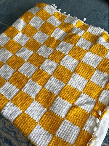 Örgü bebek battaniyesi - Görsel 4