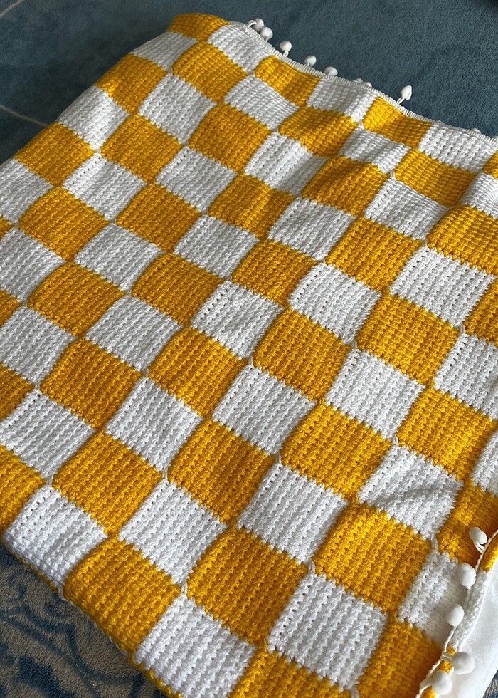 Örgü bebek battaniyesi - Görsel 4