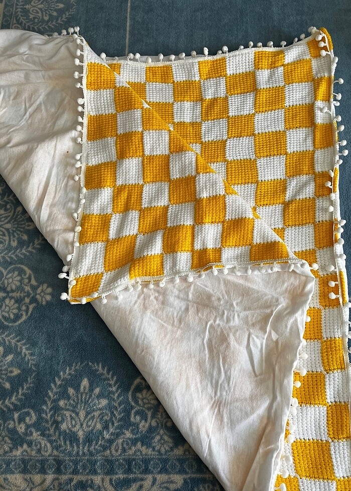 Örgü bebek battaniyesi - Görsel 5