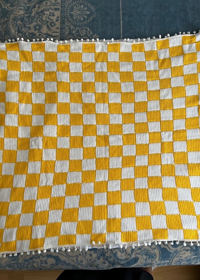 Örgü bebek battaniyesi - Görsel 2