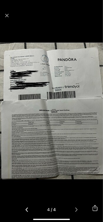 Beden gri Renk orijinal pandora B harf