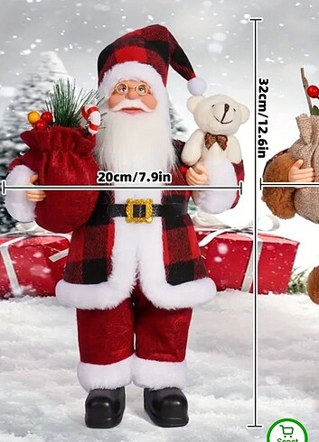 Sıfır Noel Baba ayıcıklı