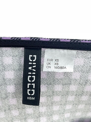 xs Beden mor Renk H&M Kısa Elbise %70 İndirimli.