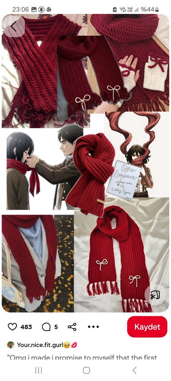 mikasa atkı - Görsel 2