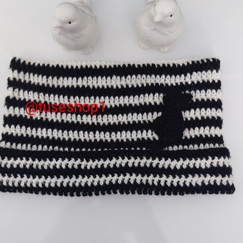 cat beanie crochet kedi kulaklı bere - Görsel 4