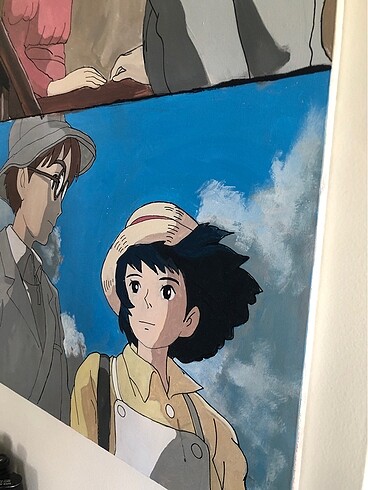 Beden çeşitli Renk Ghibli Tablo