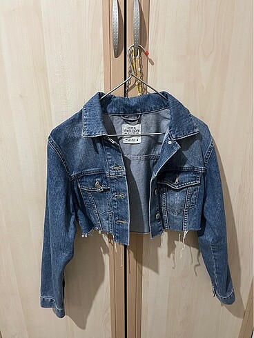 s Beden Crop kot ceket