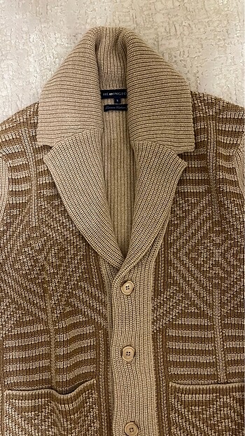 Diğer Hemington Kaşmir İpek Camel Hırka