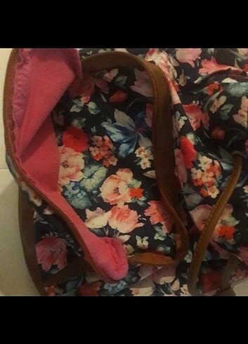 Lcw çiçekli sırt çantası