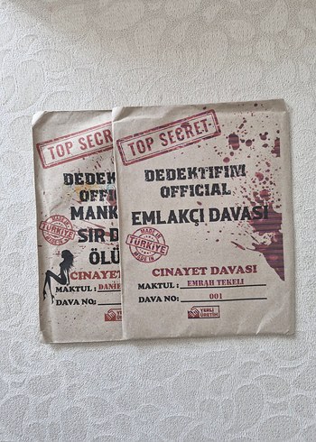  Dedektif Official Cinayet Davaları Kitap Seti