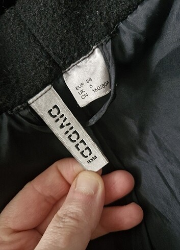 xs Beden siyah Renk H&M Kaban 