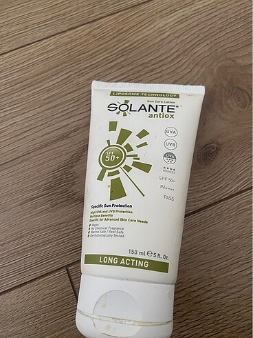 Solante güneş kremi