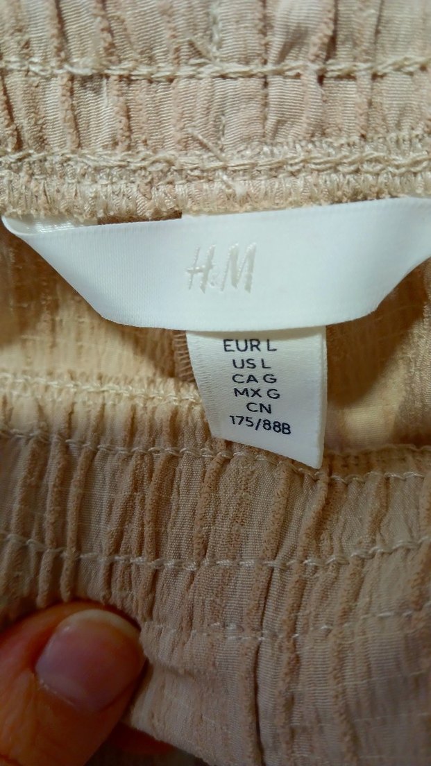 Bej Pilili Kadın Mini Şort - Görsel 3