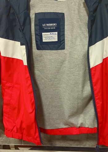 lc waikiki Kırmızı Erkek Çocuk Fermuarlı yağmurluk - Görsel 3
