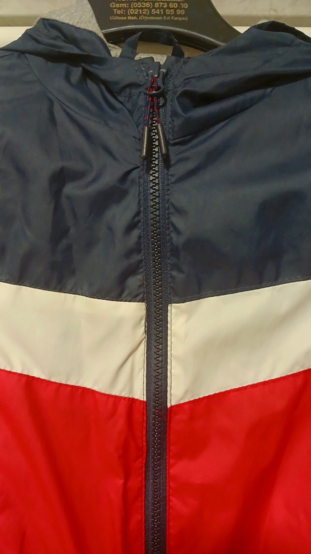 lc waikiki Kırmızı Erkek Çocuk Fermuarlı yağmurluk - Görsel 2