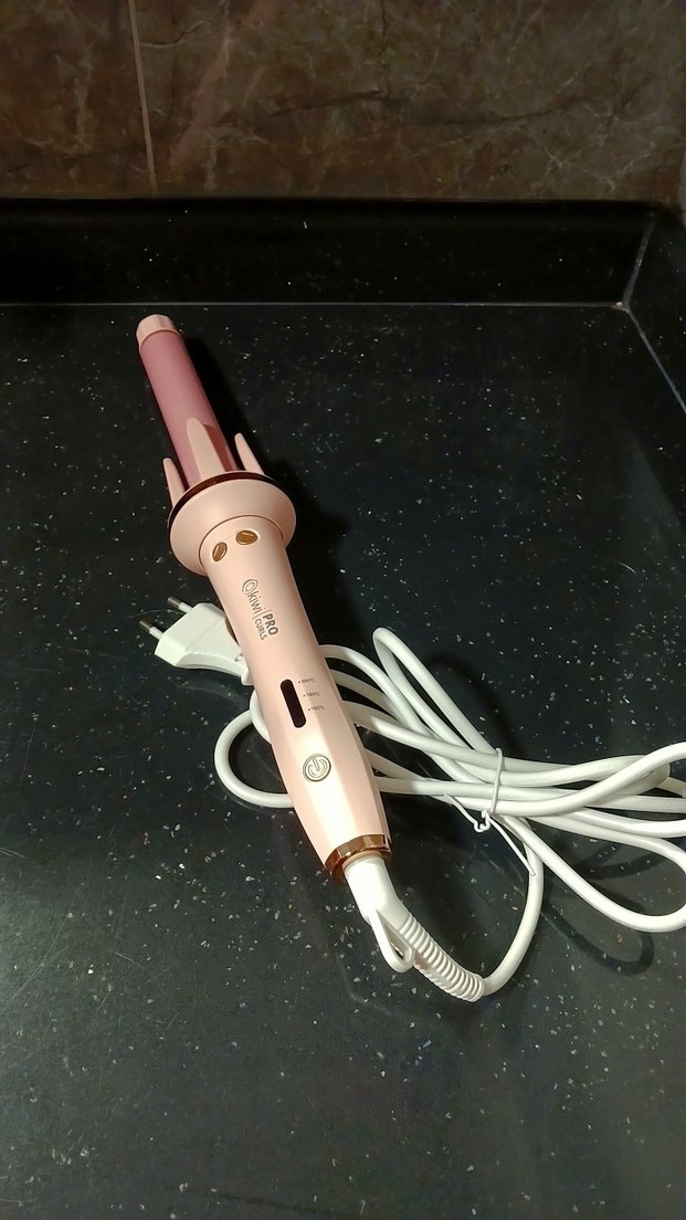 Pembe Otomatik Saç Maşası PRO CURLS - Görsel 2