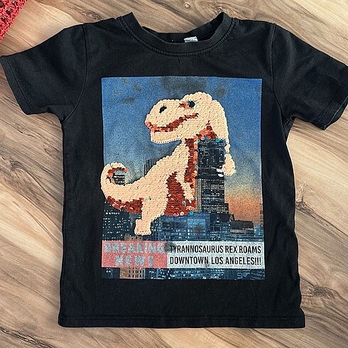 H&m pullu dinozor t shirt