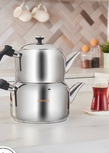 Karaca Çelik Çaydanlık büyük boy - Görsel 7