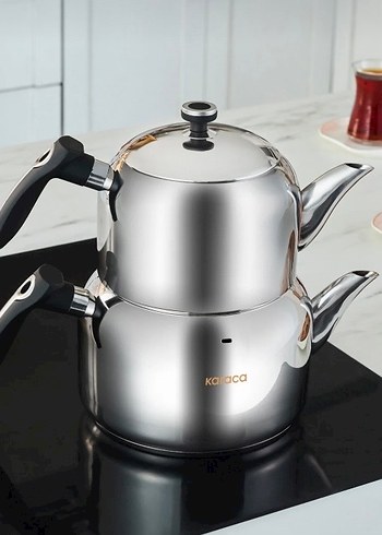 Karaca Çelik Çaydanlık büyük boy - Görsel 2