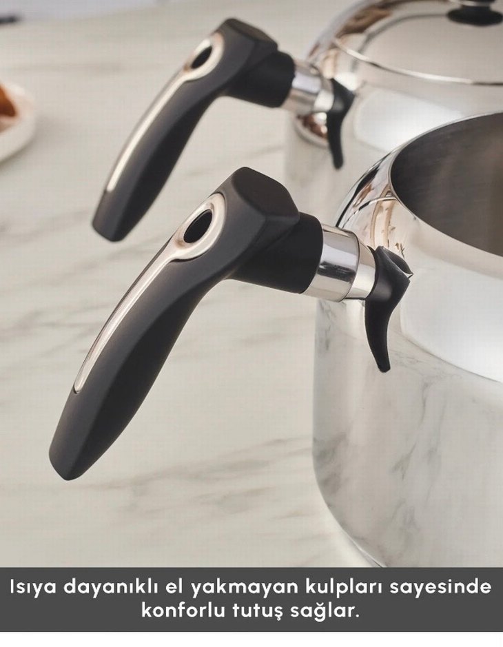 Karaca Çelik Çaydanlık büyük boy - Görsel 5