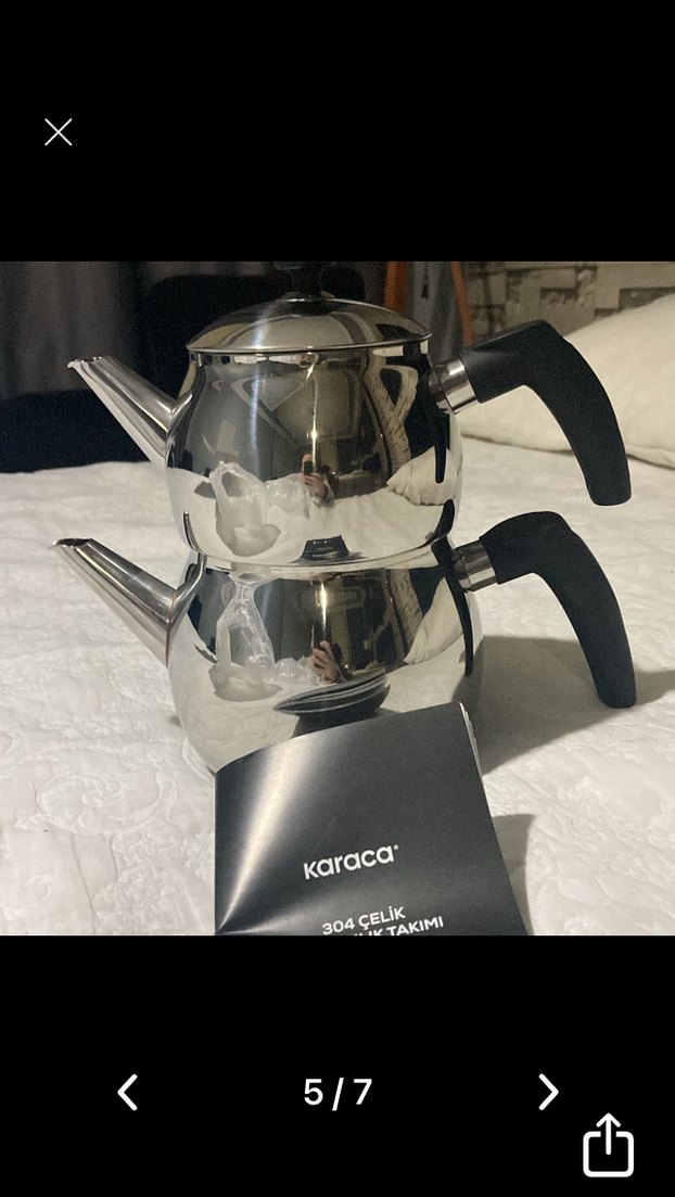 Karaca çelik çaydanlık - Görsel 3