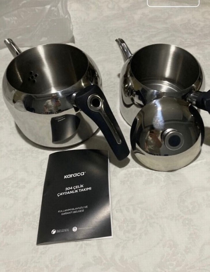 Karaca çelik çaydanlık - Görsel 2
