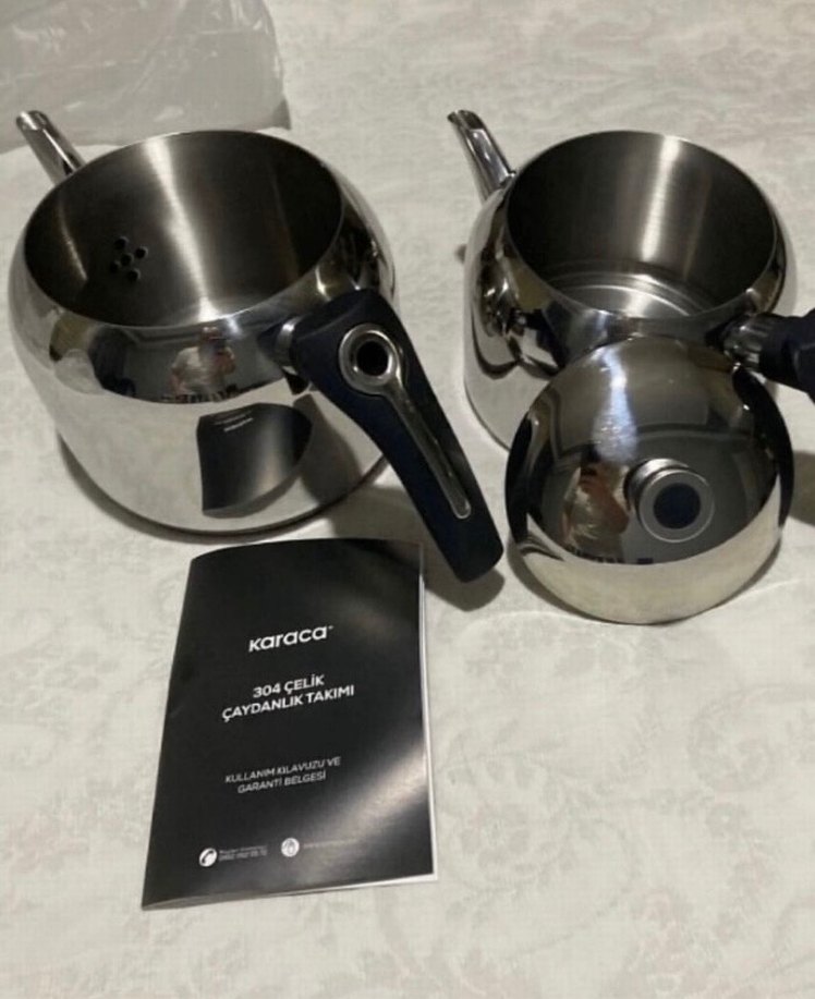 Karaca çelik çaydanlık - Görsel 3