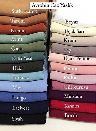 AYROBİN CAZ YAZLIK