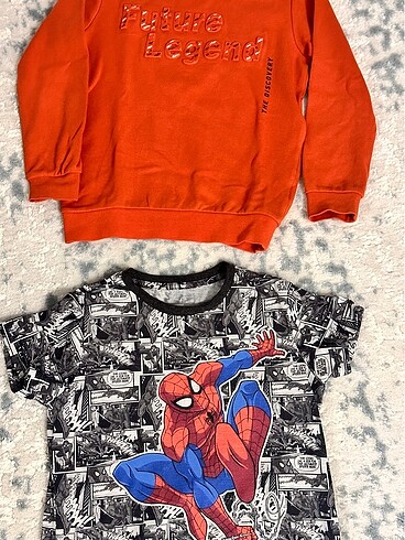 Sweatshirt ve spaydrmen kısa kol