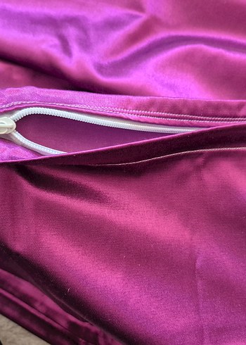 Mor İşlemeli Yastık Kılıfı Seti - Görsel 4