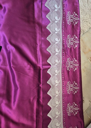 Mor İşlemeli Yastık Kılıfı Seti - Görsel 3