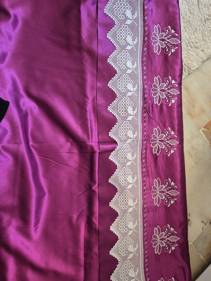 Mor İşlemeli Yastık Kılıfı Seti - Görsel 3