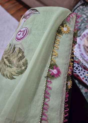 iğne oyası tülbent - Görsel 2