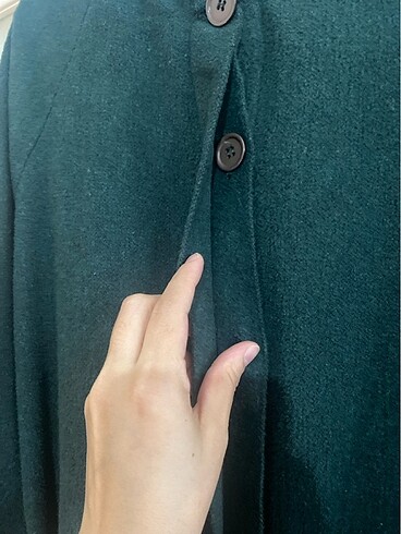 İnce kaşe tam boy pardesü - Görsel 5