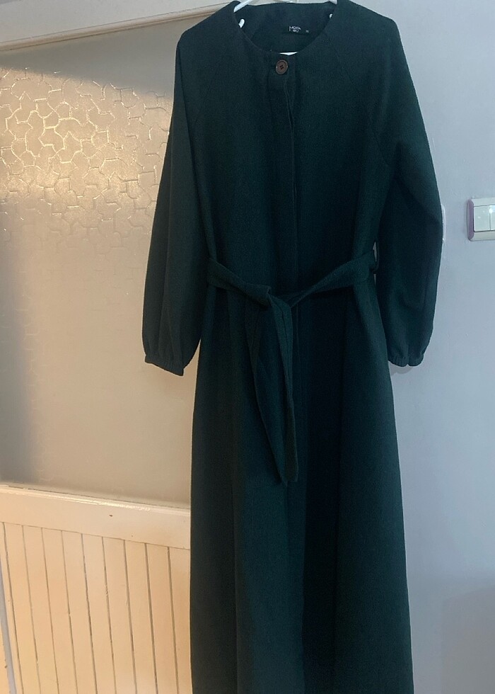 İnce kaşe tam boy pardesü - Görsel 3