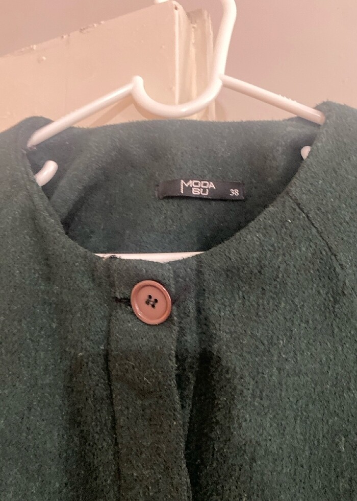 İnce kaşe tam boy pardesü - Görsel 4