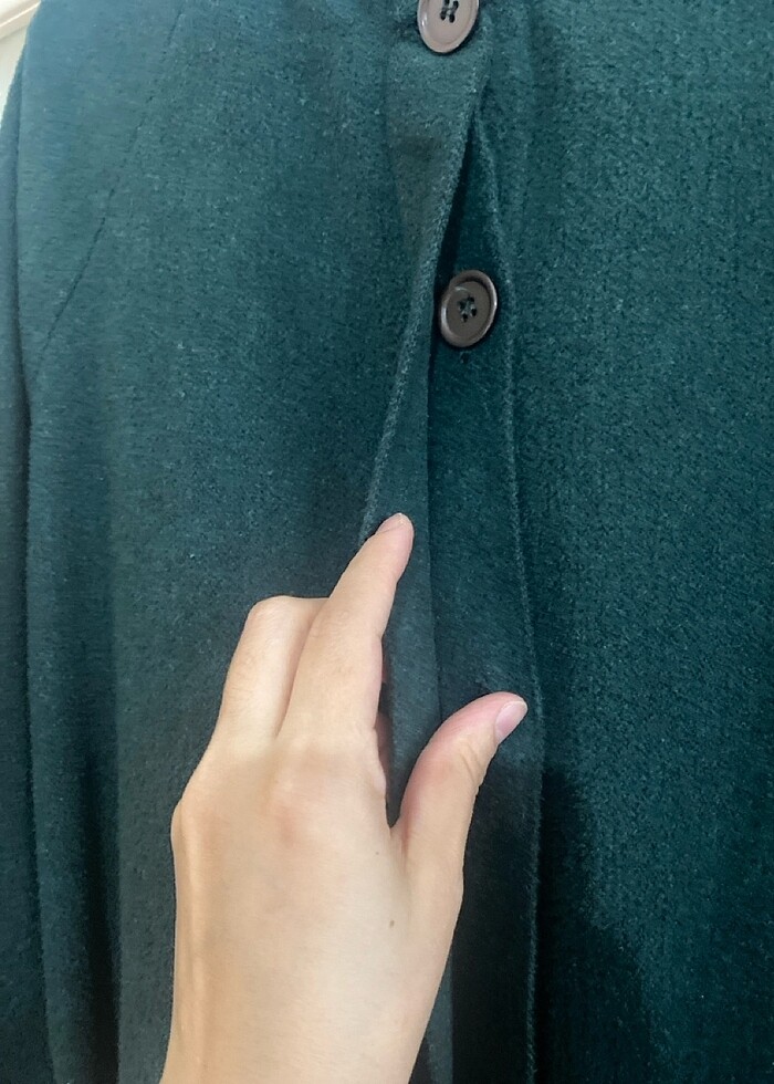 İnce kaşe tam boy pardesü - Görsel 5