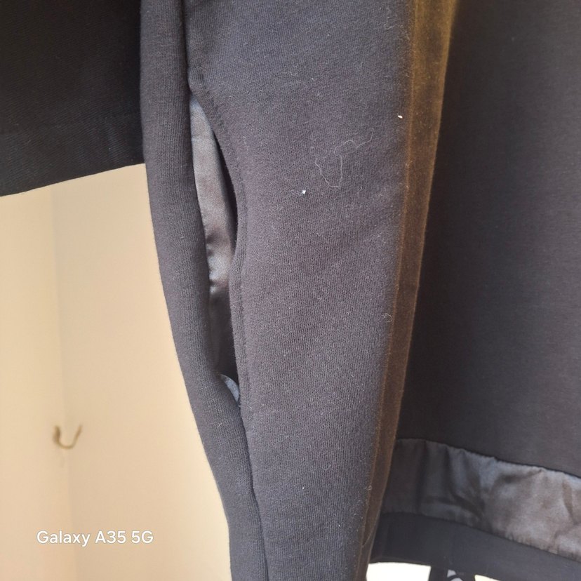 Siyah Boğazlı Uzun Tunik / Elbise  Rahat Kesim - Görsel 3