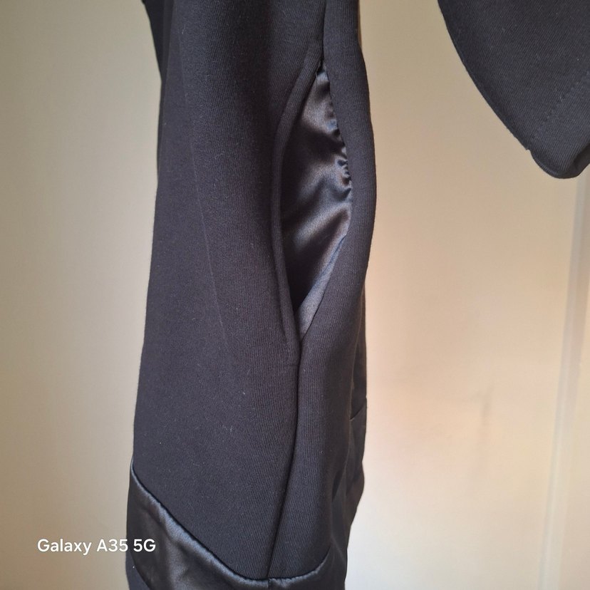 Siyah Boğazlı Uzun Tunik / Elbise  Rahat Kesim - Görsel 5