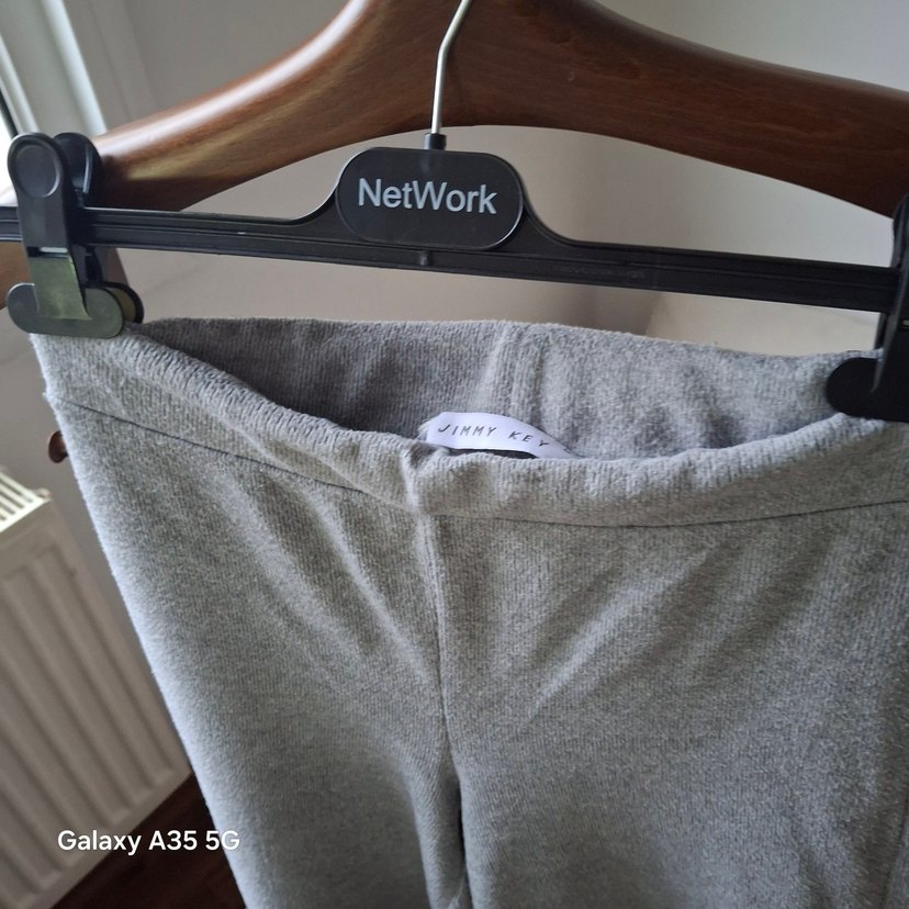 Gri Rahat Kesim Kadın Pantolon - Görsel 2