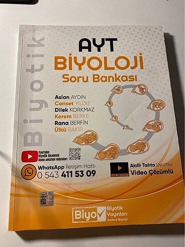 AYT BİYOLOJİ BİYOTİK