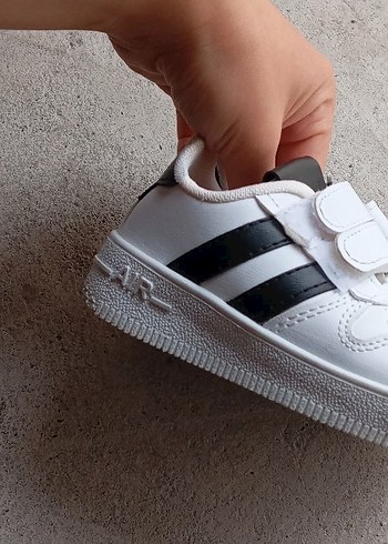 Cırt Cırtlı Beyaz Erkek Çocuk Spor Ayakkabı - Görsel 4