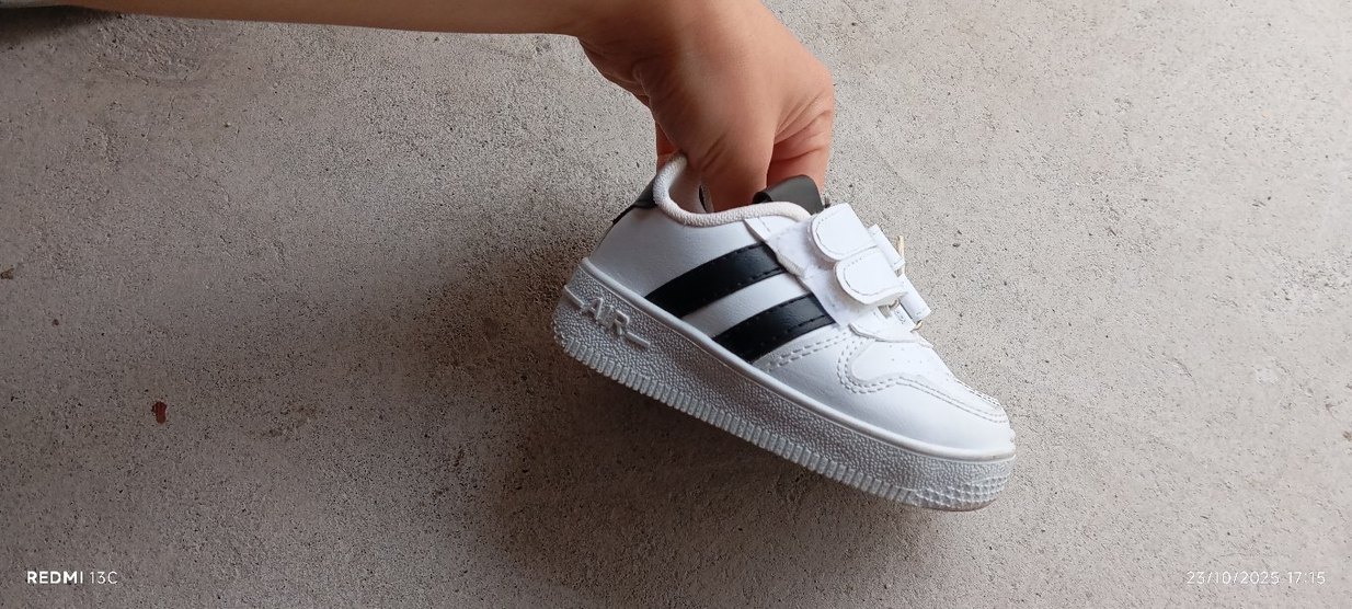 Cırt Cırtlı Beyaz Erkek Çocuk Spor Ayakkabı - Görsel 4