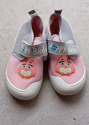 Kız Çocukları için Pembe Happy Birds Spor Ayakkabı - Görsel 2