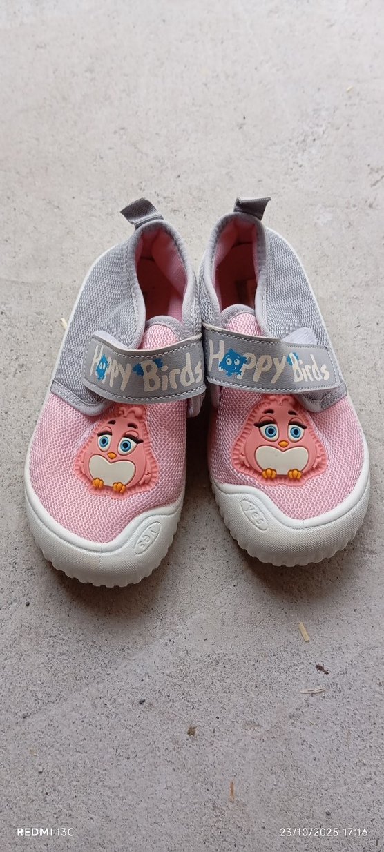 Kız Çocukları için Pembe Happy Birds Spor Ayakkabı - Görsel 2